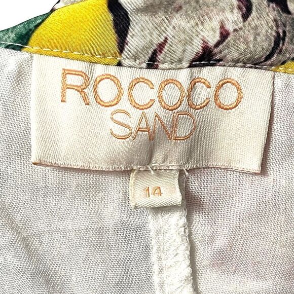 Anthropologie ROCOCO SAND Revolve Aprile Floral Yellow Maxi Skirt - Picture 4 of 12